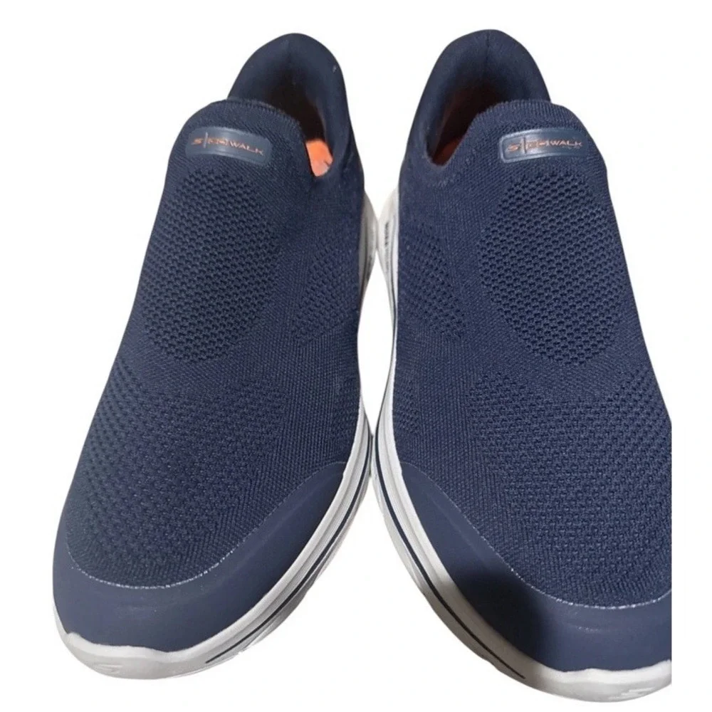 Men's Blue Skechers Slip ons Size 11.5 Ultra Pillars Memory Foam